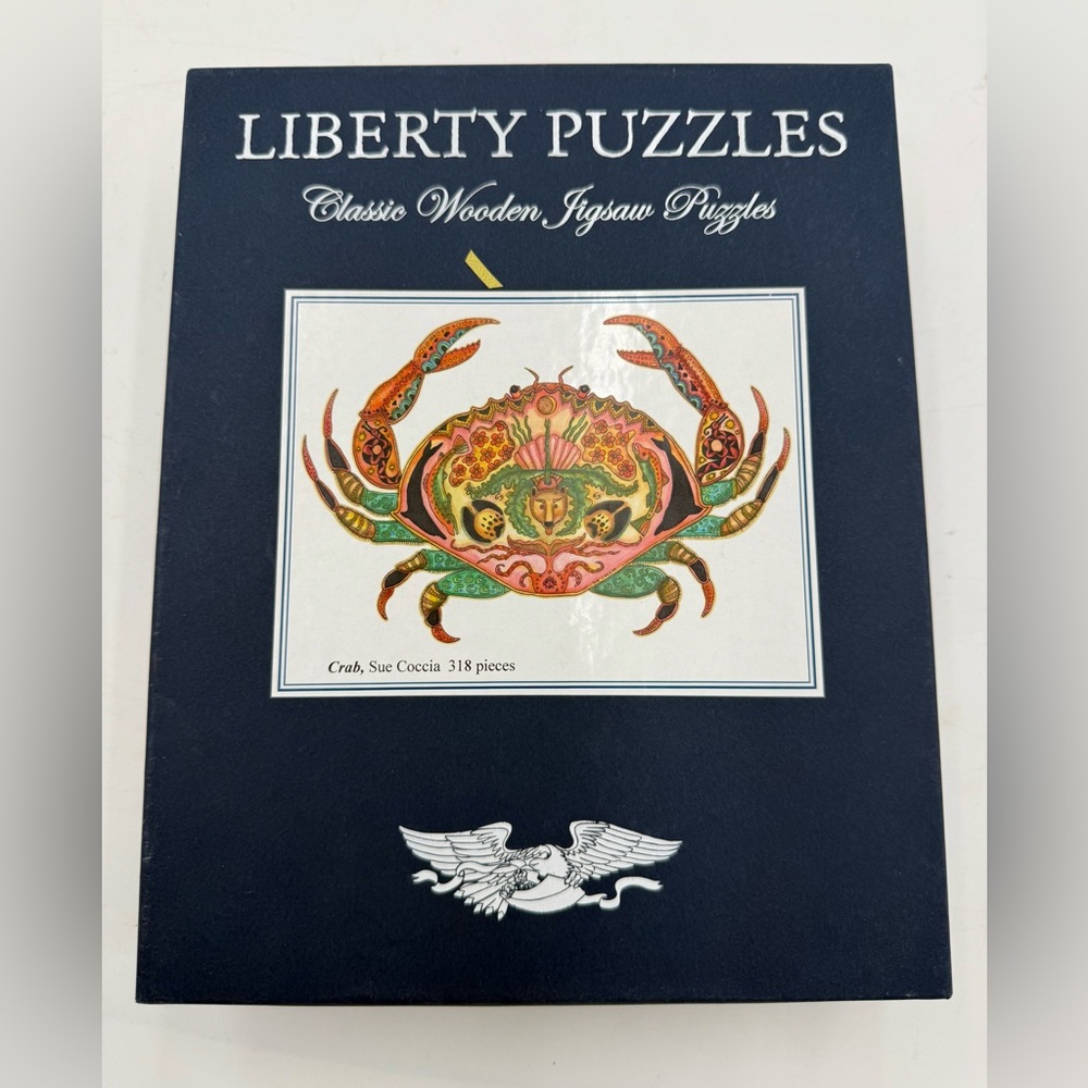 Rare Liberty Wooden Jigsaw Puzzle - Crab- 318 Pieces,
